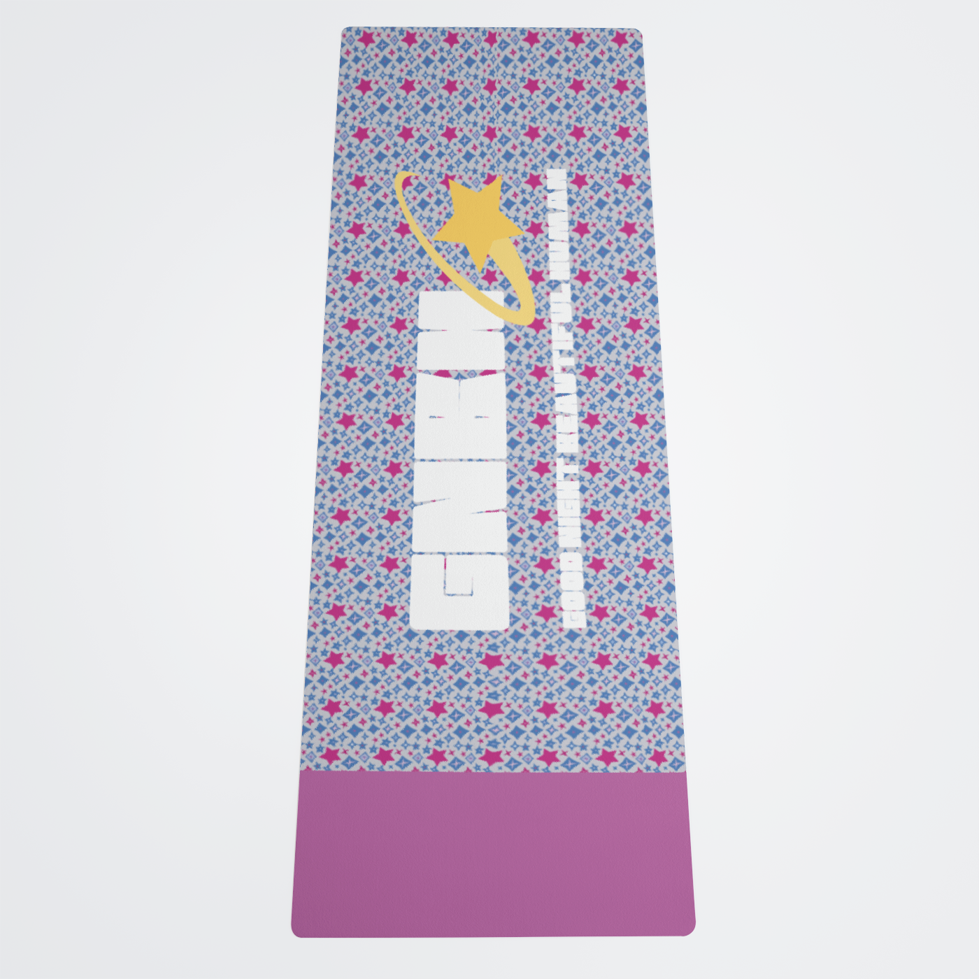 LUXE YOGA MAT STAR POWER PINK