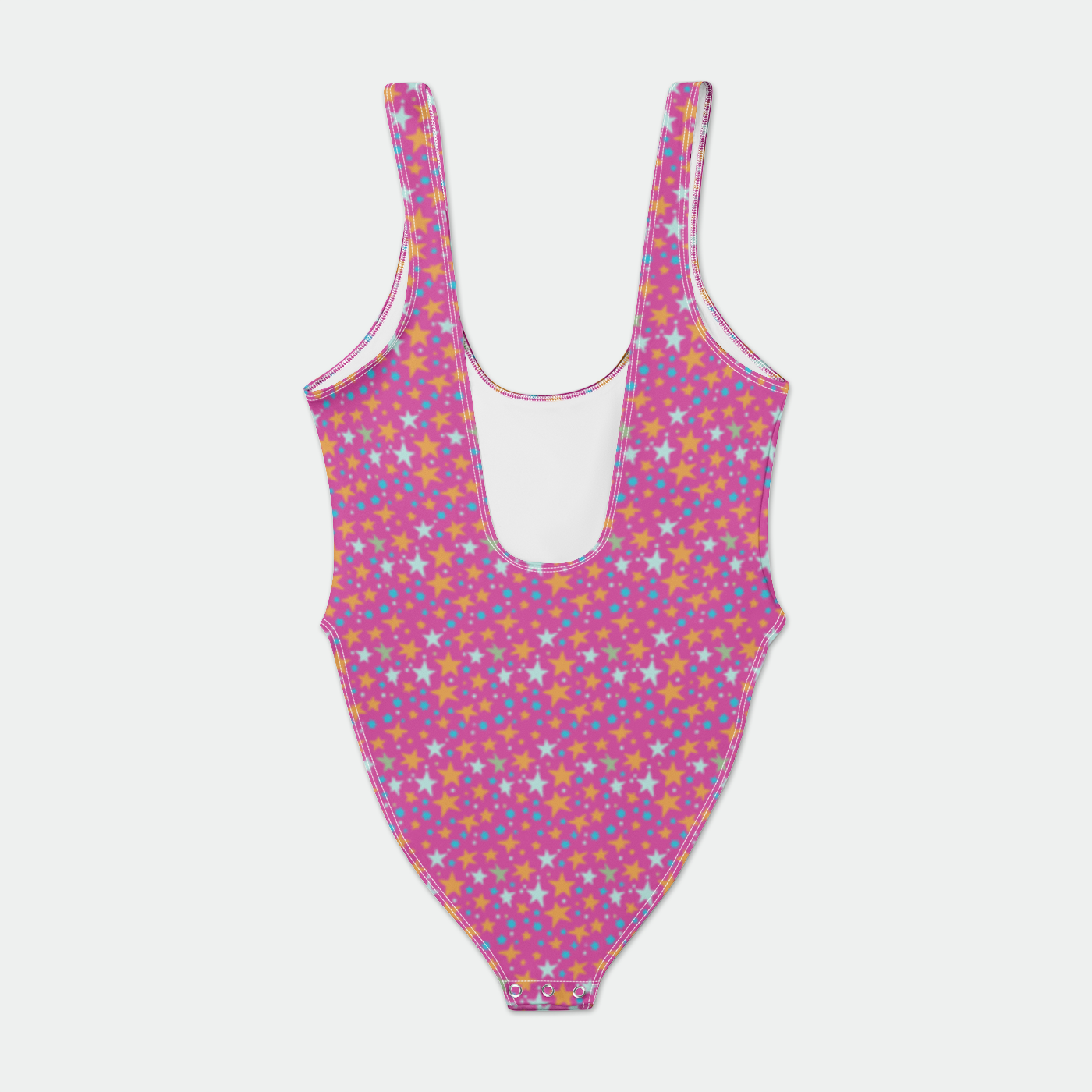 BODYSUIT WITH SNAP STARDUST PINK