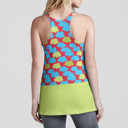 RACERBACK TANK TOP CLOUD CANDY RED