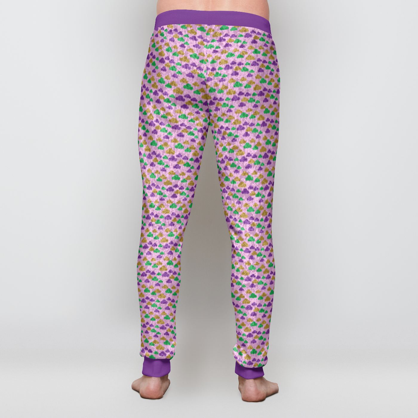 VELVET JOGGER CLOUD GEMS PURPLE