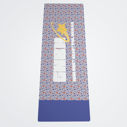 LUXE YOGA MAT STAR POWER INDIGO