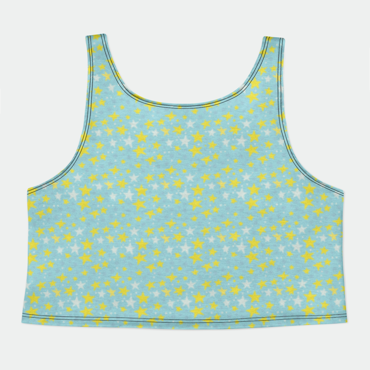 CROP TANK TOP STARDUST YELLOW