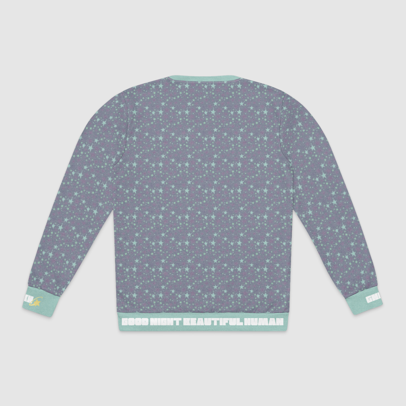 CREWNECK SWEATSHIRT STARDUST TEAL