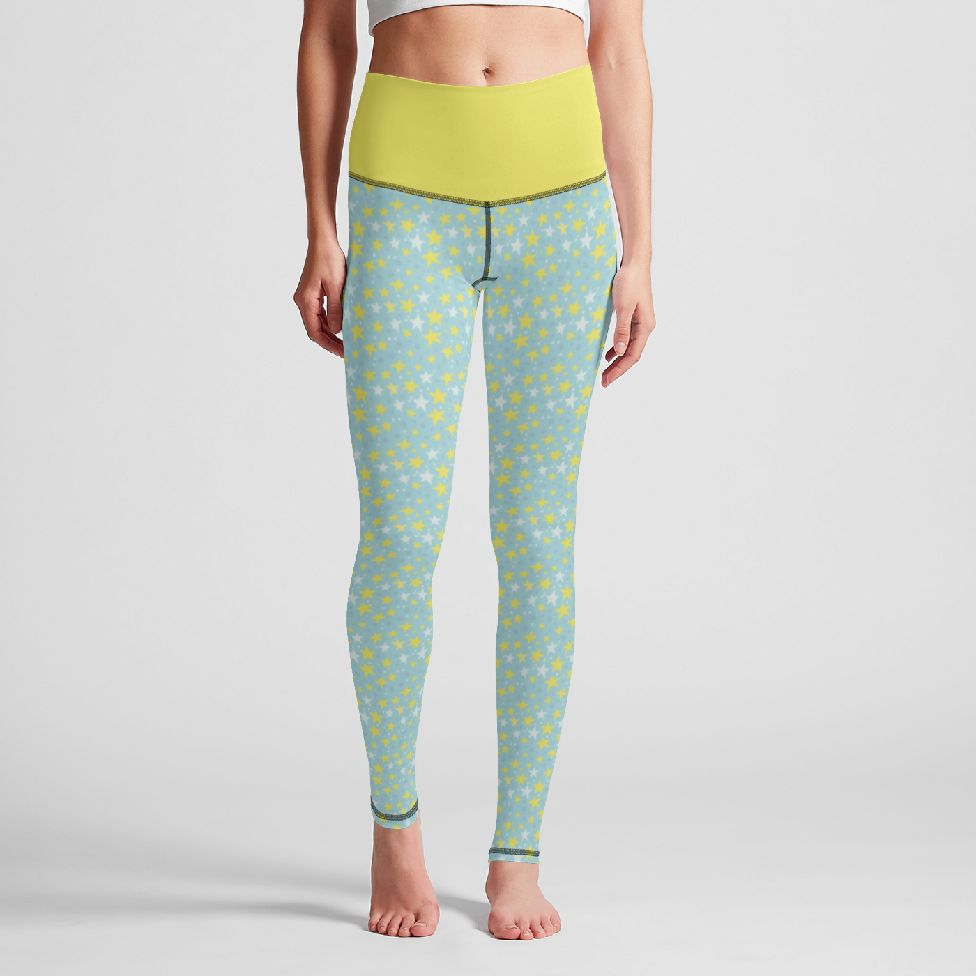 HIGH WAIST LEGGING STARDUST YELLOW