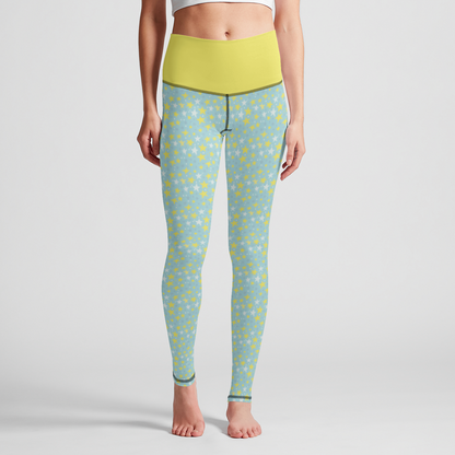 HIGH WAIST LEGGING STARDUST YELLOW