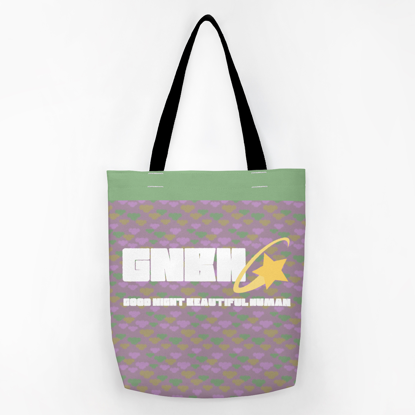 CLASSIC TOTE BAG CLOUD GEMS GREEN