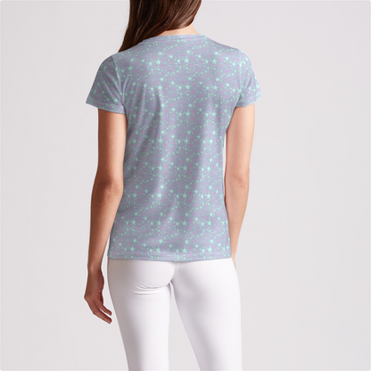 CLASSIC BOYFRIEND TEE STARDUST TEAL