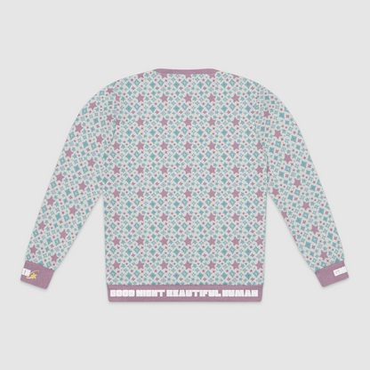 CREWNECK SWEATSHIRT STAR POWER PINK