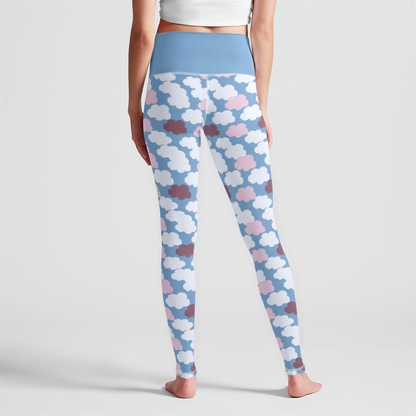 HIGH WAIST LEGGING CLOUD CANDY BLUE