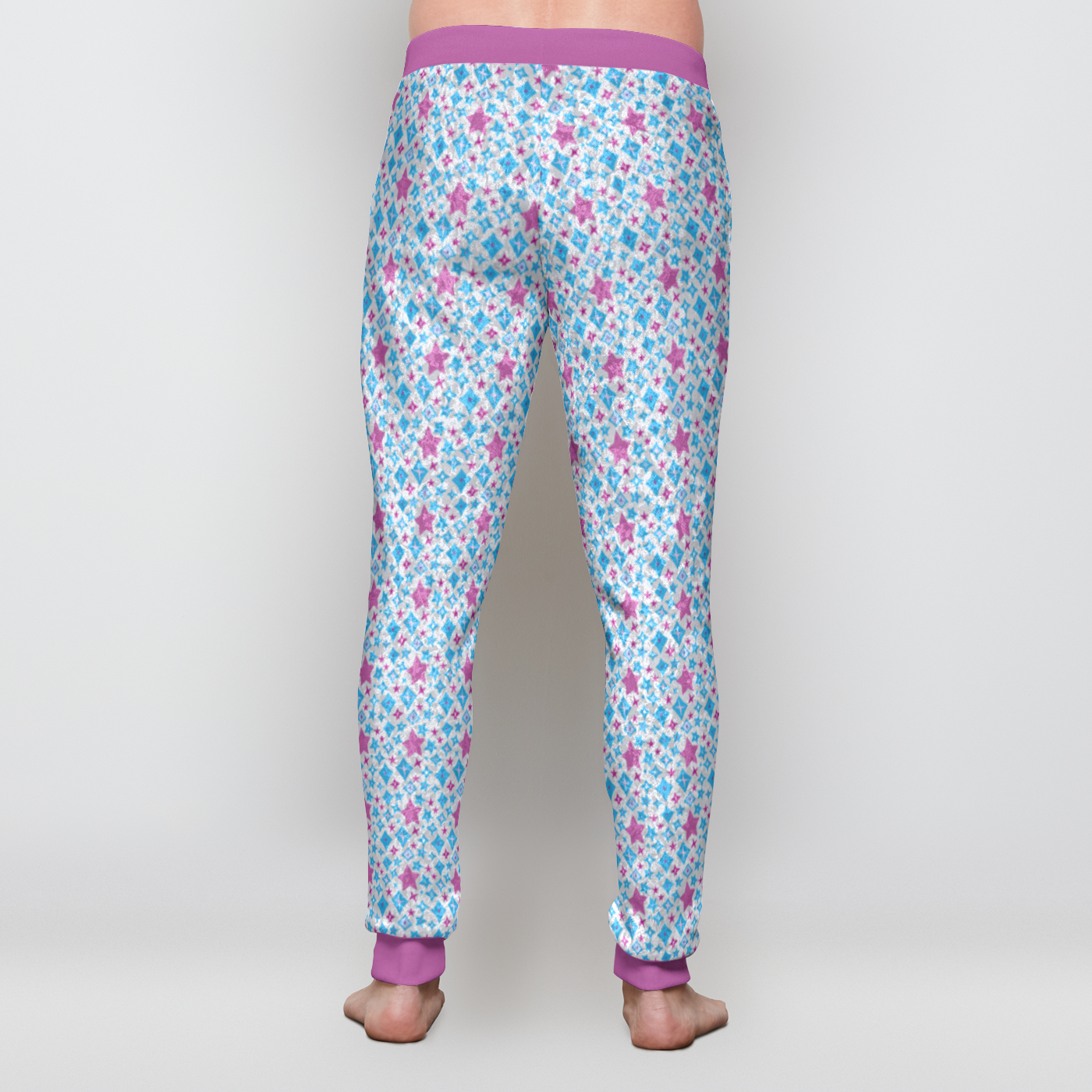 VELVET JOGGER STAR POWER PINK