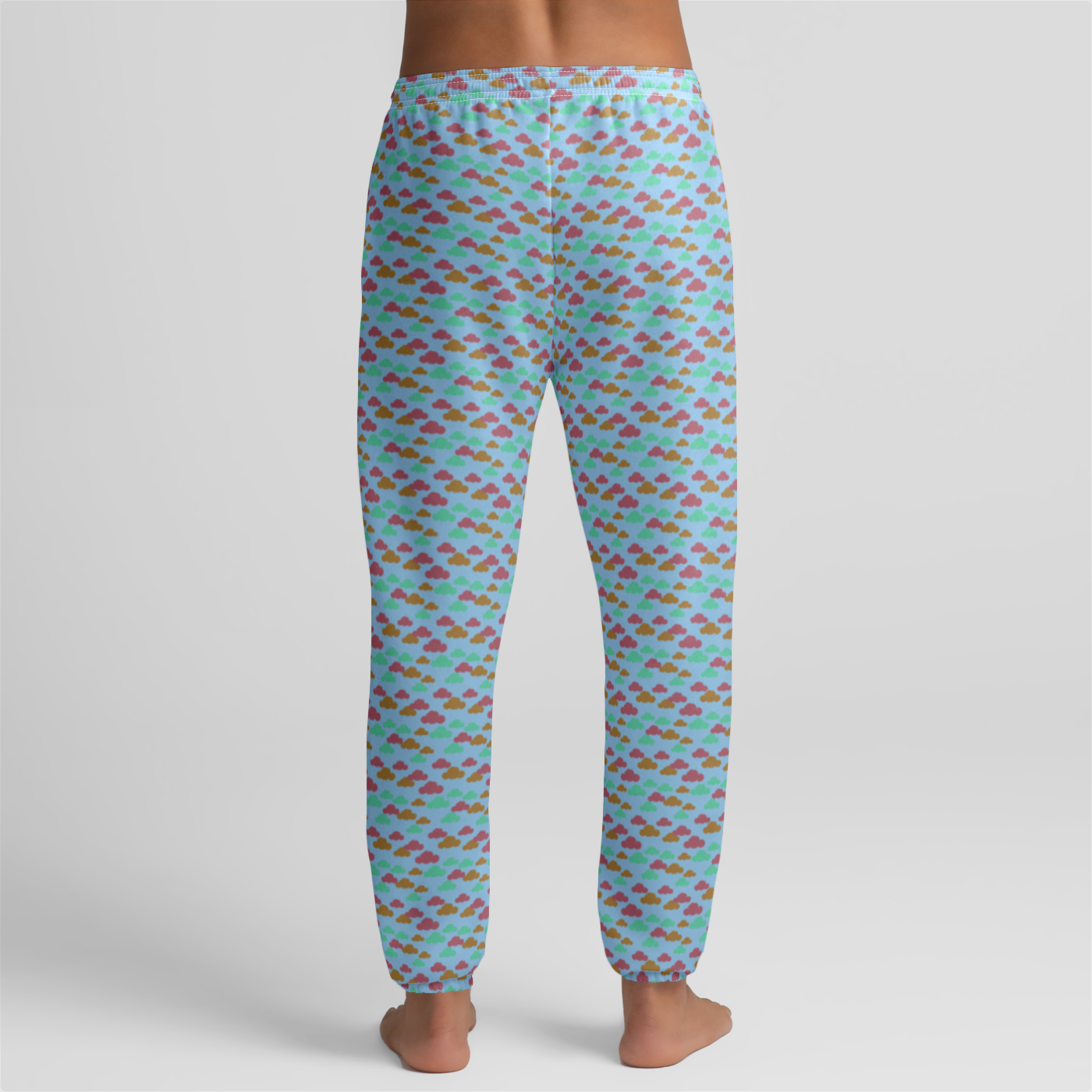 SWEATPANT CLOUD GEMS AQUA