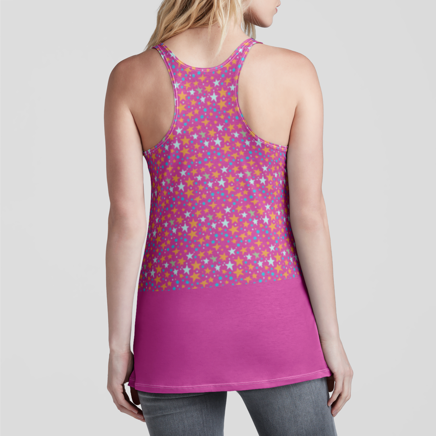 RACERBACK TANK TOP STARDUST PINK