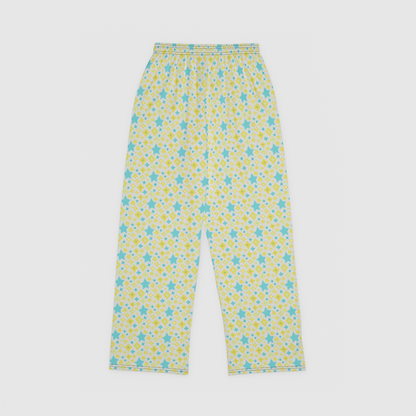 PAJAMA PANT STAR POWER TURQUOISE