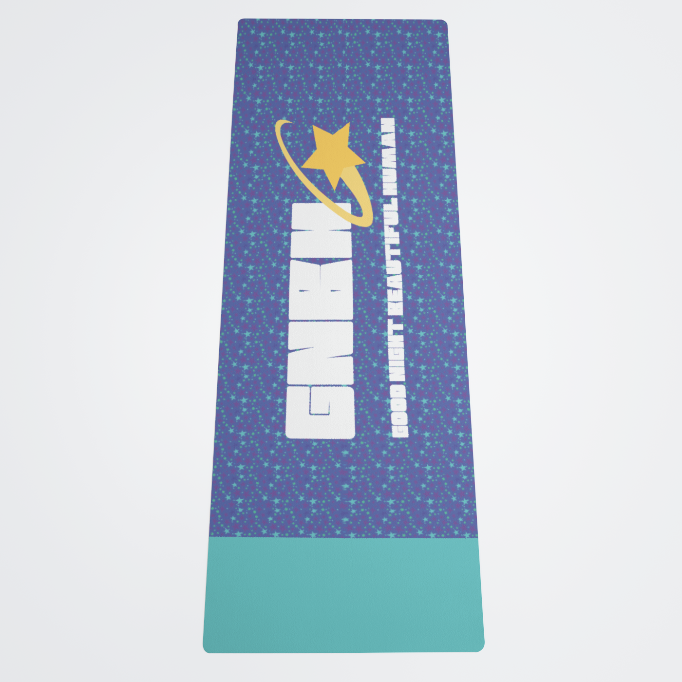 LUXE YOGA MAT STARDUST TEAL