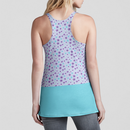 RACERBACK TANK TOP STARDUST BLUE