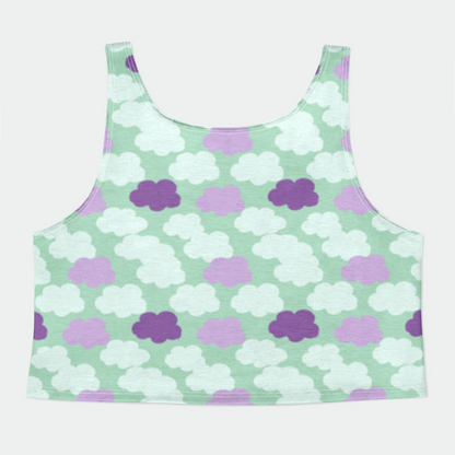 CROP TANK TOP CLOUD CANDY GREEN