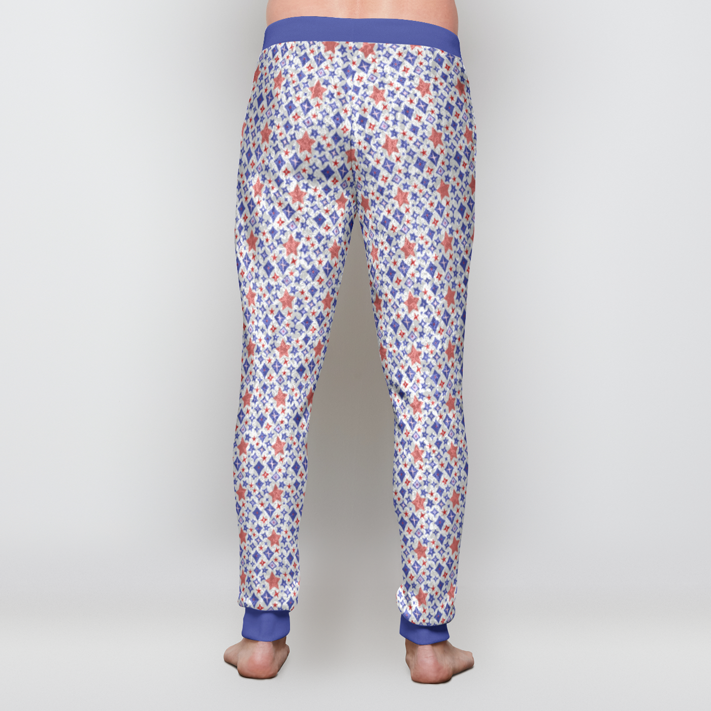 VELVET JOGGER STAR POWER INDIGO