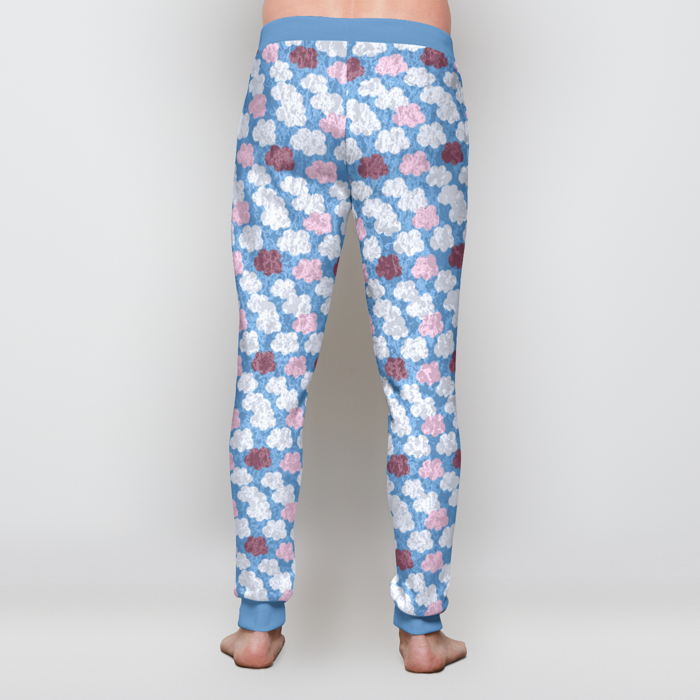 VELVET JOGGER CLOUD CANDY BLUE