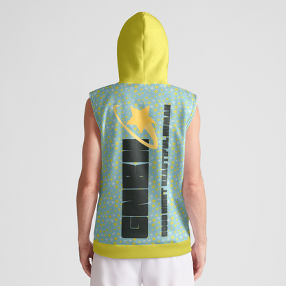 SLEEVELESS PULLOVER HOODIE STARDUST YELLOW