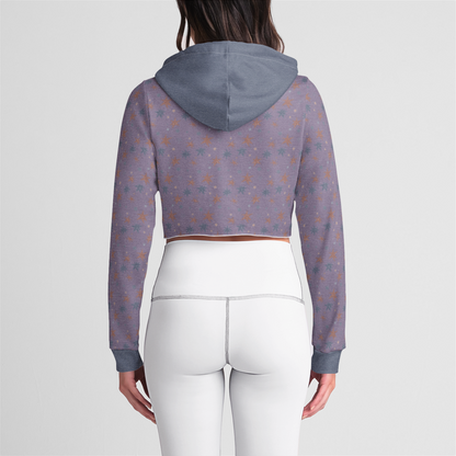 CROP HOODIE STAR TRIPPER INDIGO