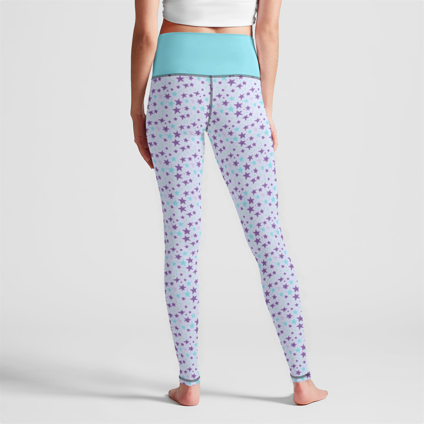 HIGH WAIST LEGGING STARDUST BLUE