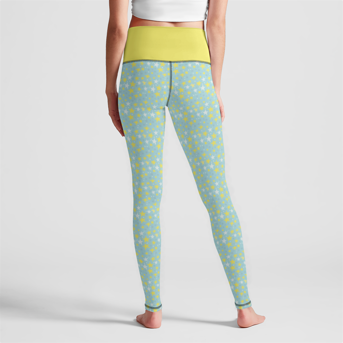 HIGH WAIST LEGGING STARDUST YELLOW