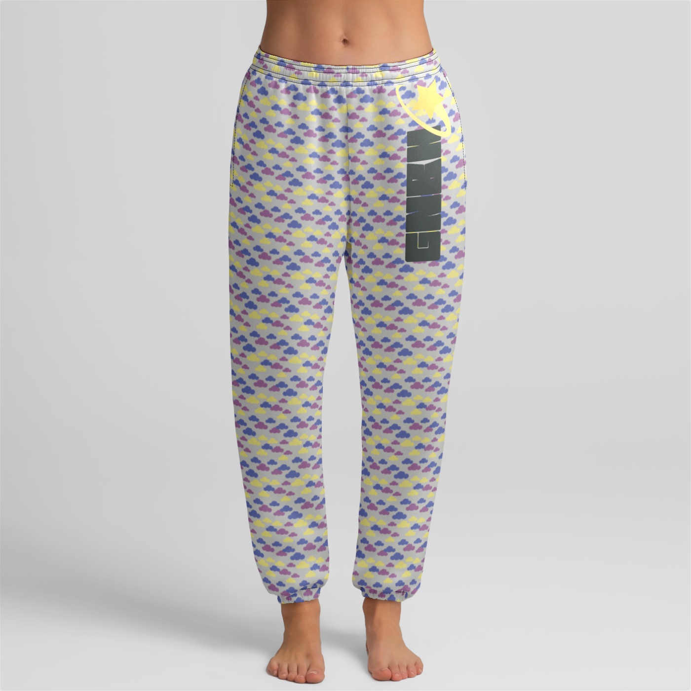 SWEATPANT CLOUD GEMS PERIWINKLE