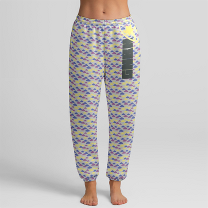 SWEATPANT CLOUD GEMS PERIWINKLE