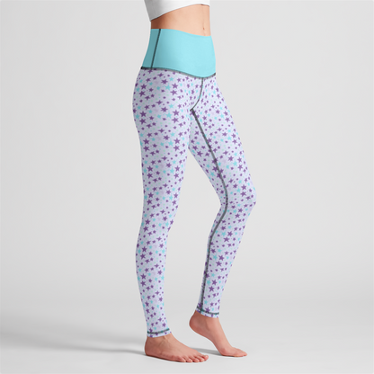 HIGH WAIST LEGGING STARDUST BLUE